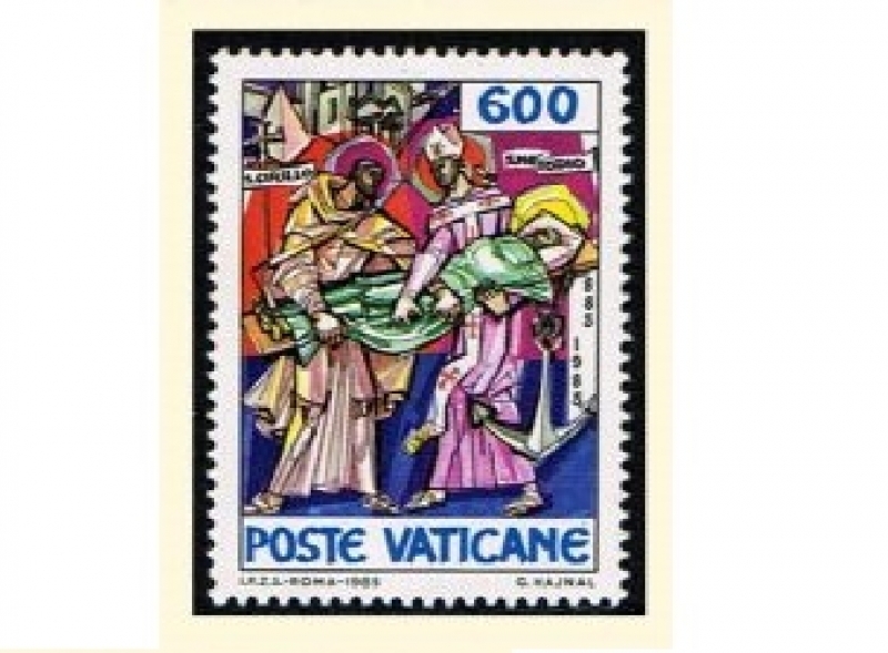 Почетният гражданин на Сливница Райко Любенов дари на Националния музей на образованието пощенски марки от Ватикана с ликовете на Св. Св. Кирил и Методий
